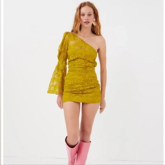 NWT For Love & Lemons Lace Dress Size XXS - Picture 3 of 15